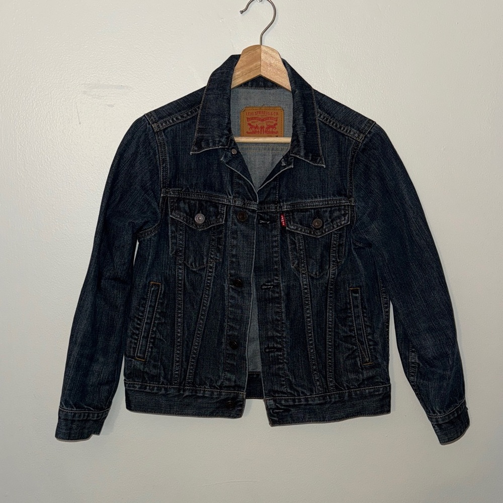 Levi's Men's Dark Blue Denim Jacket